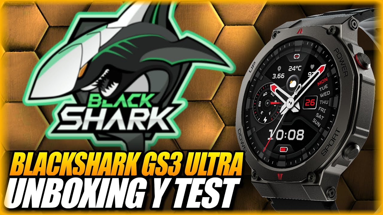 Black Shark LO VUELVE A HACER - Smart Watch GS3 Unboxing y Prueba