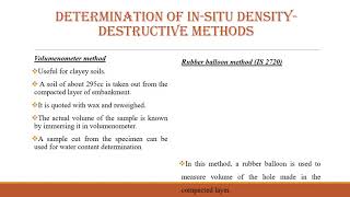 COMPACTION CONTROL TESTS