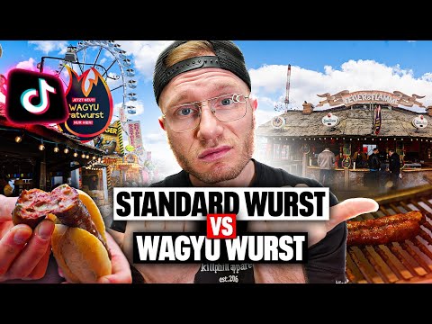 TIKTOK HYPE WAGYU BRATWURST - HAMBURGER SPRING DOM FOOD TOUR