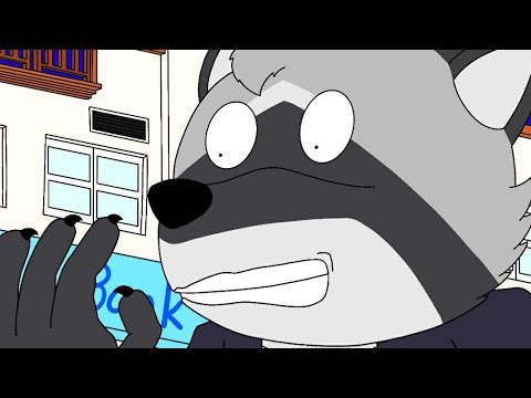Frost the raccoon turns into a werewolf (A gift animation for Frostttz)