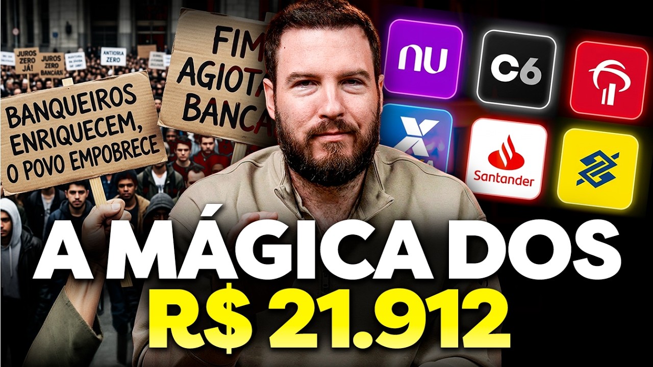 POR QUE OS BANCOS ODEIAM QUEM TEM R$ 21.912 GUARDADOS (esse é o segredo…)