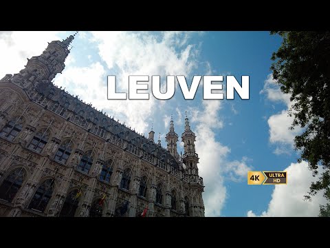 🇧🇪 LEUVEN - A tour in one of the iconic city in Belgium. 4k 60fps.
