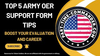 Top 5 Army OER Support Form Tips: Boost Your Evaluation and Career!