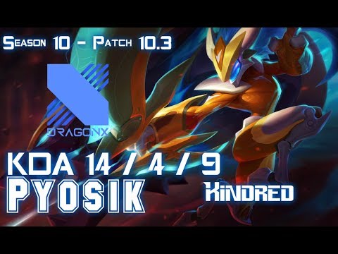 DRX Pyosik KINDRED vs GRAGAS Jungle - Patch 10.3 KR Ranked