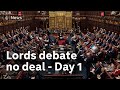 House of Lords debates no-deal Brexit LIVE