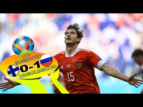 Finland vs Russia 0-1 Euro 2020 Group B I Goal Highlights Match Report 16/06/2021