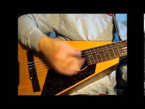 Handmade Crossover Classical Guitar, Flying V, + Pickup & Gigbag image 13
