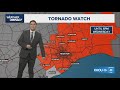 Weather Impact Alert Tornado Watch Issued For Much Of Houston Area Until 6 P M