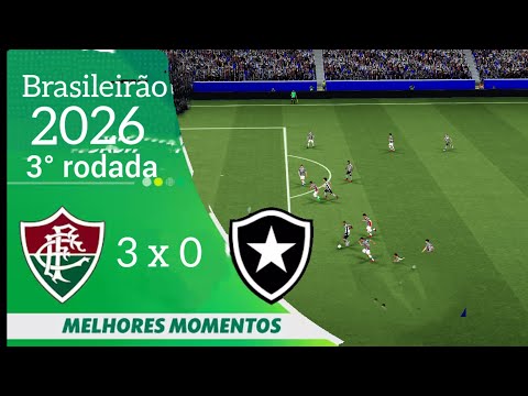 Fluminense 3 x 0 botafogo melhores momentos brasileirão série a 3° rodada 