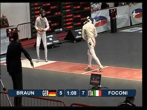 Belfast World Championships 2009 JMF - L8 - Braun GER v Foconi ITA