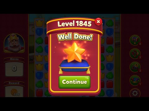 Royal Match - King Robert - Hard Level 1845