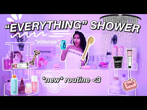 my new "EVERYTHING" shower routine ha- | honeybobabear