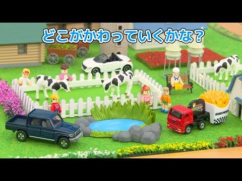 トミカであそぼう！ どこが変わったかなクイズ 編 【タカラトミーキッズ】 親子で楽しくあんしん | ファミリー | おはなし | 公式 | タカラトミー公式