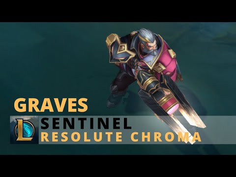Sentinel Graves Resolute Chroma - League of Legends