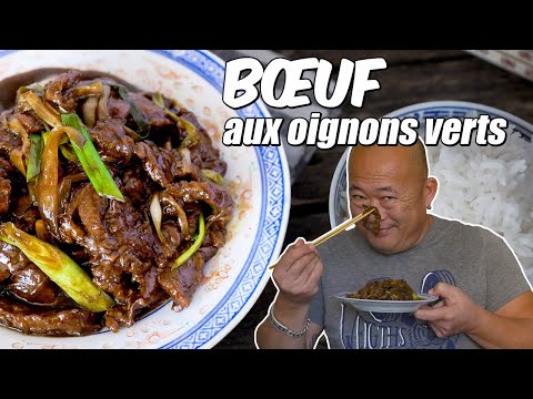 Chinese-Style Stir-Fried Beef with Green Onions