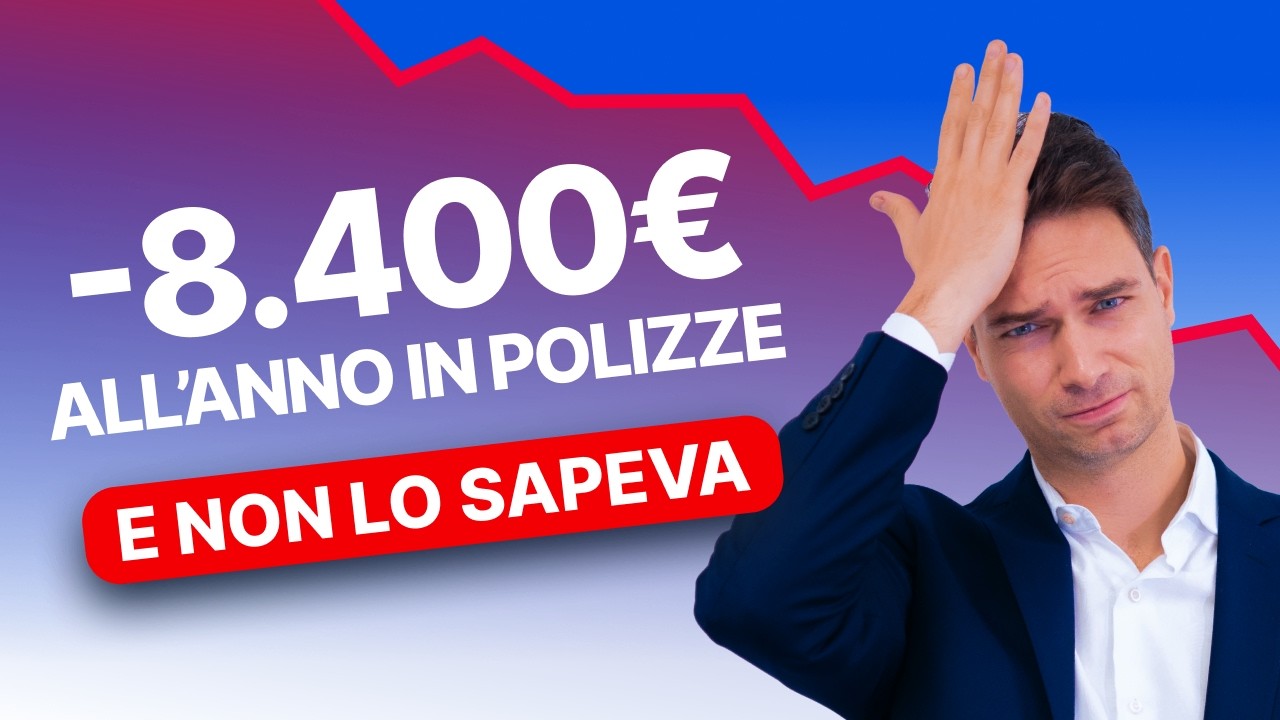 Marco pagava €8.400 l'anno in polizze. Non lo sapeva.