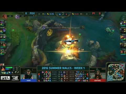 Echo Fox vs Phoenix1 Game 1 Highlights   NA LCS Week 1 Summer 2016   FOX vs P1 G1