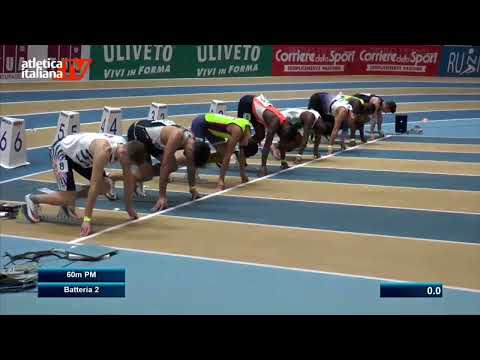 60 metri Promesse Uomini batteria 2 | Campionati Italiani Indoor Juniores-Promesse