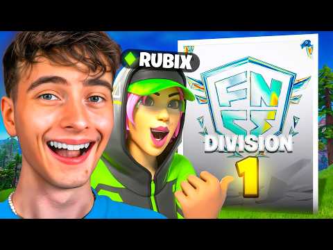 ICH SPIELE den ERSTEN FNCS DIVISION CUP mit RUBIX! 😳🏆
