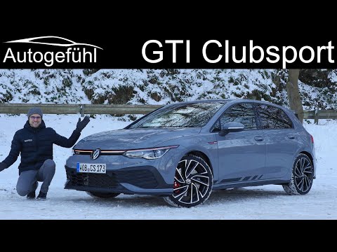 all-new VW Golf GTI Clubsport 300 hp FULL REVIEW 2021 Golf 8