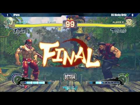 Winter Brawl 9 - USF4 - Top 8 - iPeru (El Fuerte) vs EG Ricky Ortiz (Rolento)
