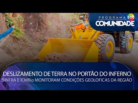 Queda no portão do inferno em Chapada dos Guimarães - Deslizamento de terra deixa região sob alerta