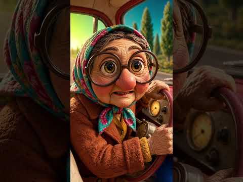 Бабушка ехала 20 км/ч. Причина удивила гаишника #юмор#смешное#анекдоты
