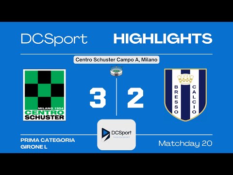 CENTRO SCHUSTER-BRESSO CALCIO 3-2 | 20 Giornata | Prima Categoria | Girone L | Milano