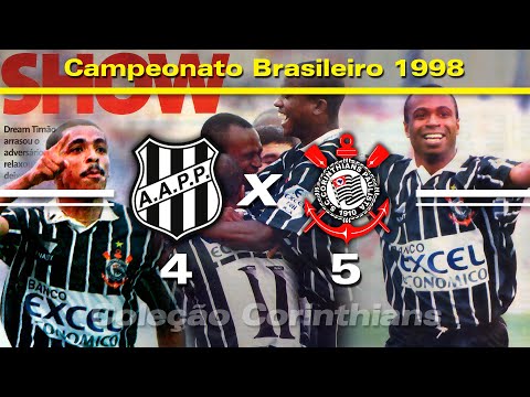 Ponte Preta 4 x 5 Corinthians - 19 / 09 / 1998 - Campeonato Brasileiro