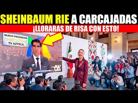 😆😆MORIRAS DE RISA CON ESTO! SHEINBAUM NO PODA PARAR DE REIR,TV AZTECA LA BURLA DE TODOS