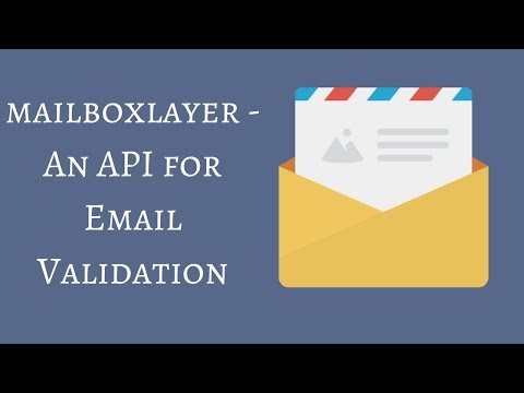 mailboxlayer – A Free And Powerful API To Check If Email Is ValidReal Email