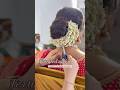 Bun Hairstyle For Saree With Gajra