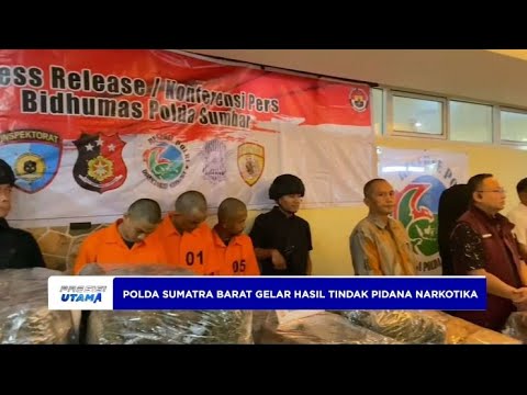 POLDA SUMBAR HASIL TINDAK PIDANA NARKOTIKA