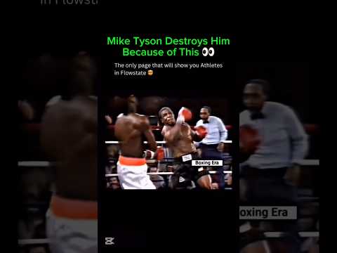 Mike Tyson Destroys Him Because Of This 👀 #boxing #shorts #viral