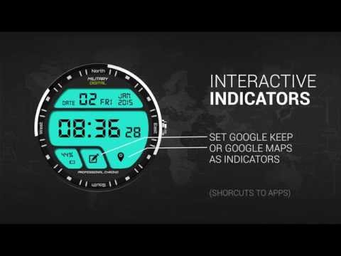 Watch Face Military Digital Video