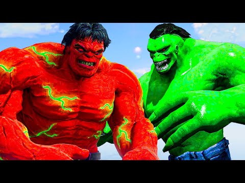 World Hulk Smash | Hulk 2099 vs Savage Red Hulk - What If