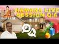 HAMARA LIVE Q/A ON REAL ESTATE