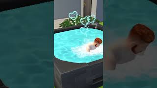 Woohoo in hot tub 🥰💜 | The Sims Mobile