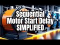 PLC Programming Tutorial Sequential Motor Start Delay