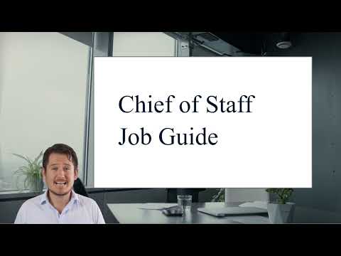 Chief of Staff: Job Description, Skills, and Career Insights