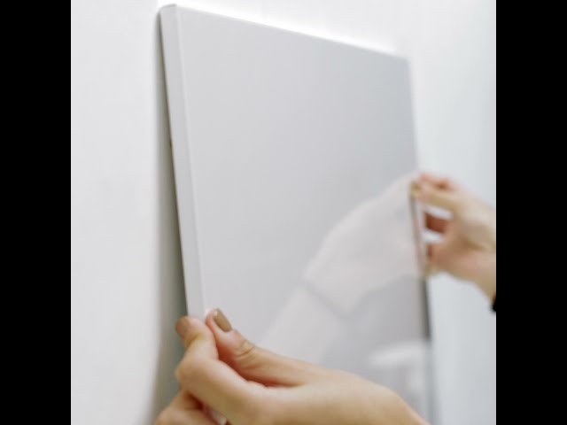 Vídeo relacionado con Raweao Pizarra Magnética de Pared, Panel Magnético para Imanes, Soporte de Pizarra de Metal para Pared, Acero Inoxidable 30x43.5x0.08cm (Acero Inoxidable - 1 Paquetes)