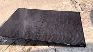 How to get electricity to charge 12V battery from 445w solar panel cheap, free shipping nationwide