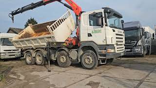 Camion-benne Scania R420 8x4 Tipper Crane Palfinger 23500 à vendre - Image 4 | Autoline TG Camion-benne Scania R420 8x4 Tipper Crane Palfinger 23500 | Image 4 - Autoline