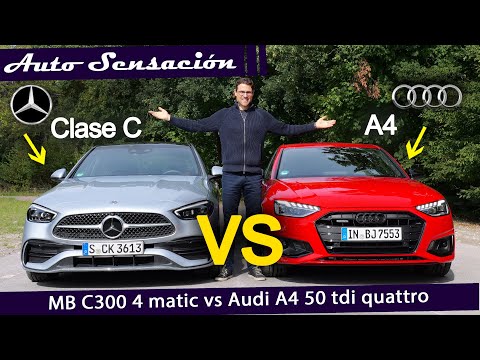Camparativa  Mercedes Benz C300 4matic  vs Audi A4 50 tdi Tiptronic Quattro.