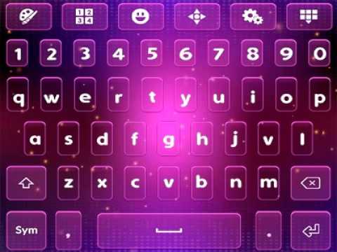 Colorful Animated Keyboard Video