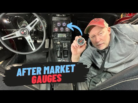 C3 Corvette Aftermarket Gauge Install, Factory Location, Mounting Bracket Fabrication & Wiring Tips