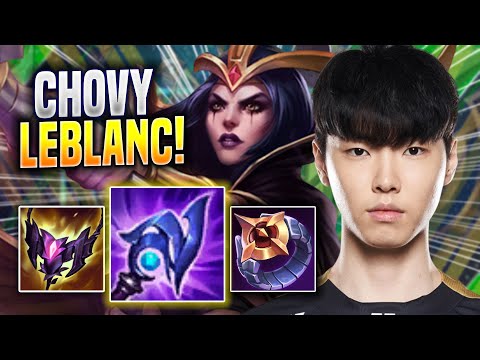CHOVY IS READY TO PLAY LEBLANC! - GEN Chovy Plays Leblanc MID vs Akali! | Preseason 2023