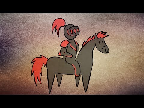 Cichyżart #06 - Czarno-czerwony Rycerz na czarno-czerwonym koniu