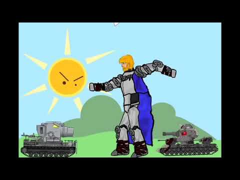 Gladatiar battles : Karl vs Kv6 paratise - cartoon about tanks