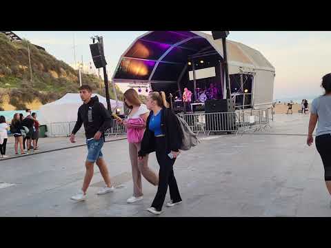 Albufeira  evening  live Beach concert  2022  [4K]